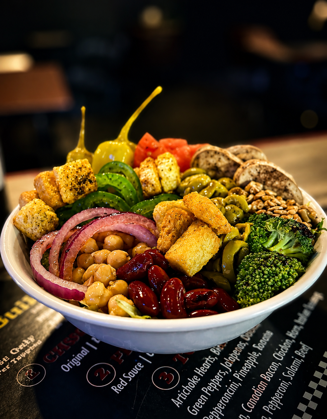 Build your own salad bowl